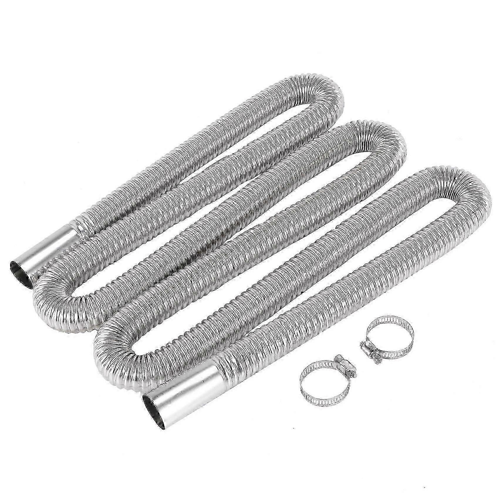 200cm Car Parking Heater Exhaust Pipe with 2 Tank Exhaust Pipe Hose Tube for crude oil-Heater