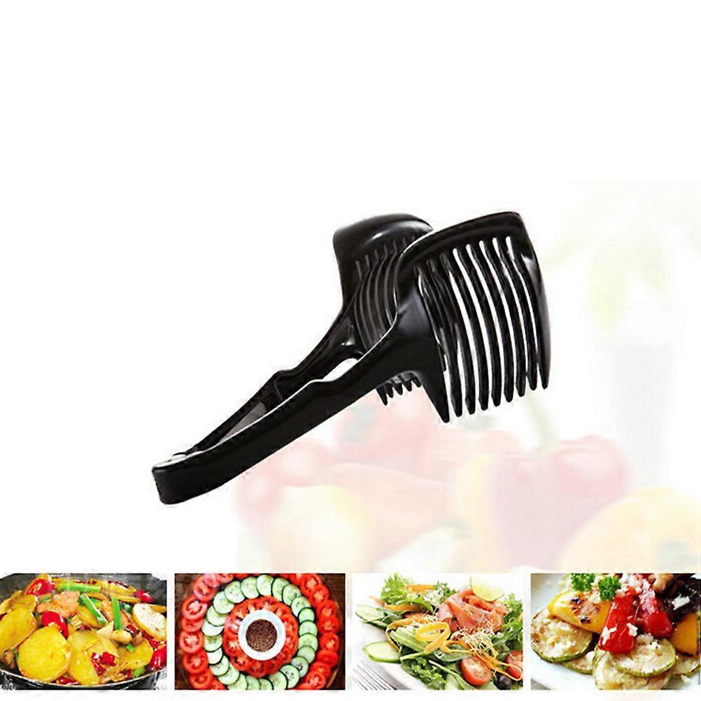 Slicers For Fruits And Vegetables Lemon Handheld Kitchen Tool Round 18.5*8*3CM Abs Stainless Steel Spring 4Pcs