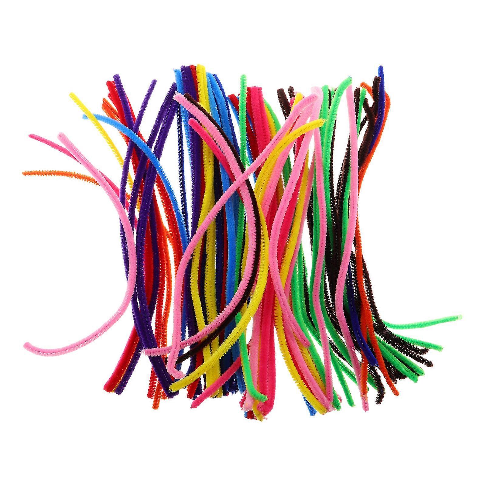 300pcs Multi Color Pipe Cleaners, Fuzzy Chenille Stems for DIY Crafts, Art Decorations & Efficient Pipe Cleaning – Ideal for Adults
