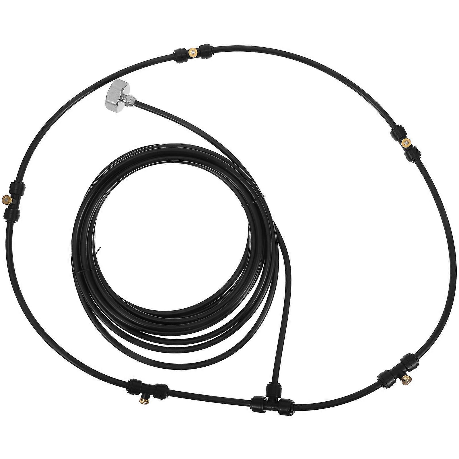 Portable Misting Kit for Outdoor Fans Durable Cooling System with Efficient Misting Hose Nozzle for Patios, Gardens, and Pools Easy Installation,