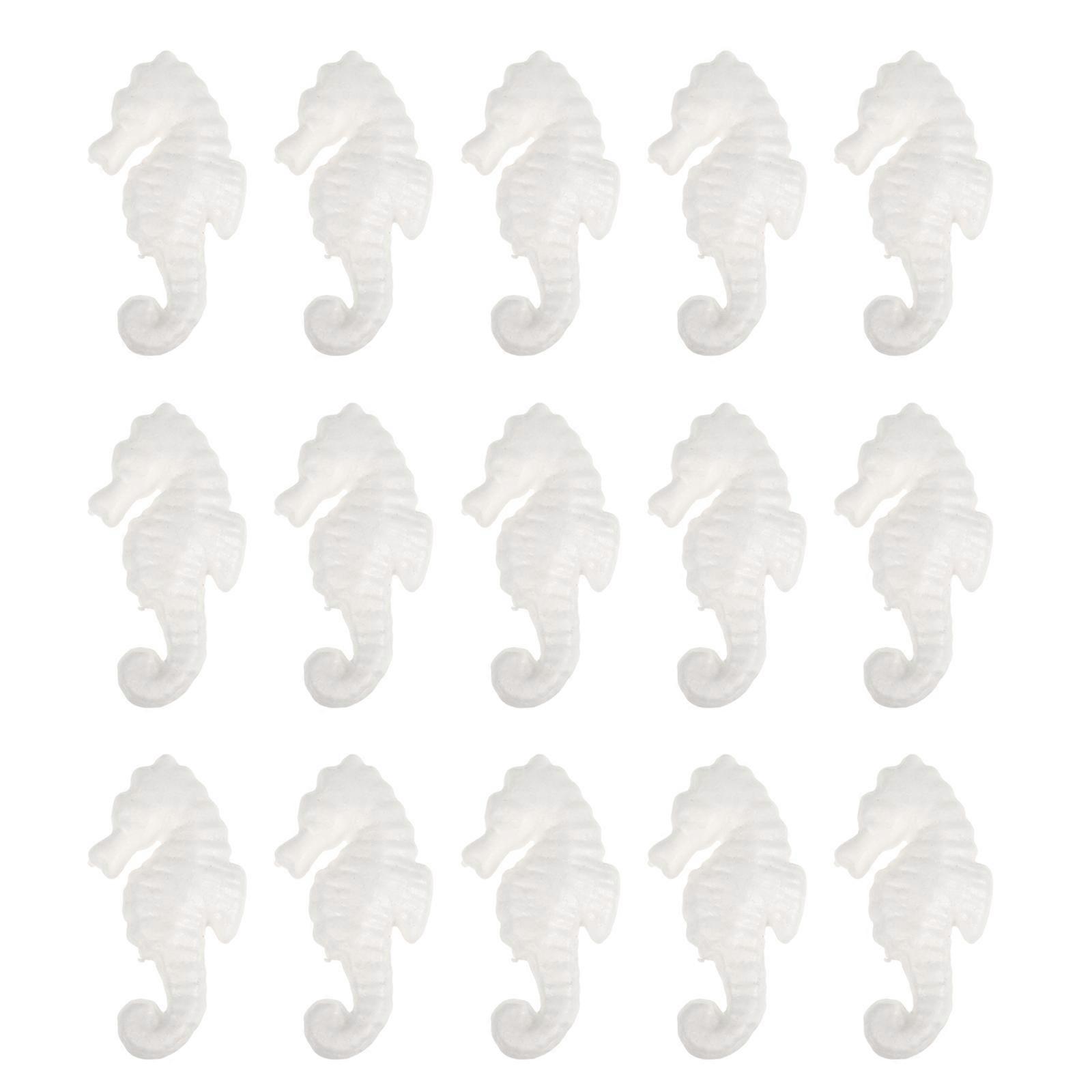 Model Painting Kit Shape Foam Model Diy Handicrafts White 11.00X5.50X2.20CM 15Pcs