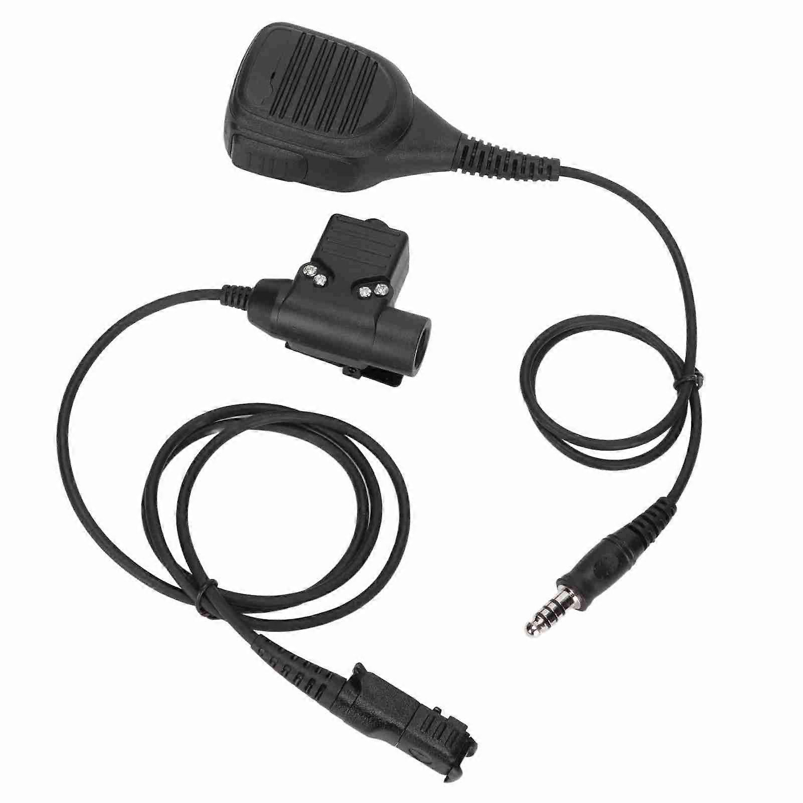 Microphone d'épaule pour talkie-walkie, prise 7,1 mm, avec PTT U94 pour Motorola XiR P6600 P6620 DP2400 MTP3250 DEP550