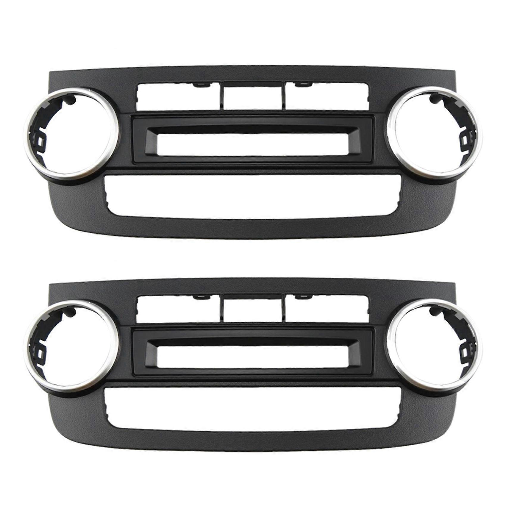 2X Fascia A/C Air Conditioning Panel for -V 2007-2012 Dash Kit Install Facia Console Bezel Adapter P