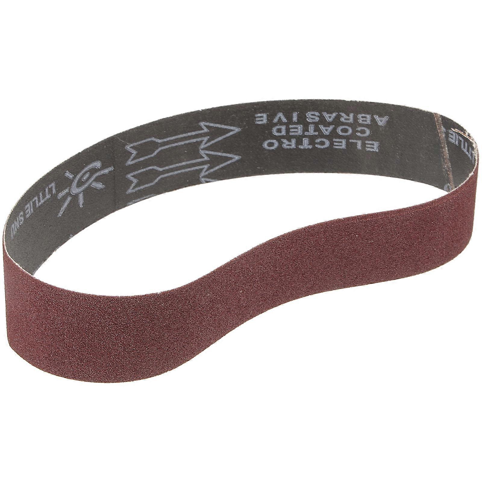 Abrasive Bands 120-Grit Sanding Belt Woodworking Metalworking 34x4.6cm Grinding Bench Accessory 1Set
