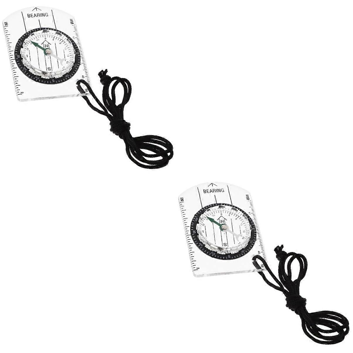 Camping Tools - Portable Outdoor Compass Set, 9-Piece Navigation Kit, Durable and Lightweight Design