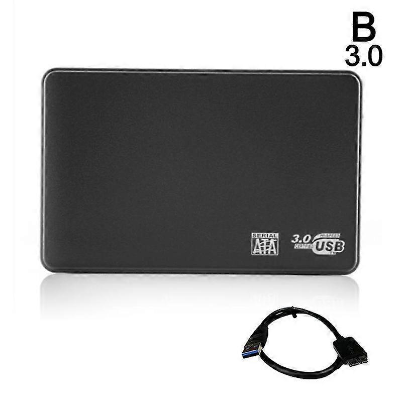 1PC USB3.0 SATA εξωτερική θήκη σκληρού δίσκου 2.5 ιντσών περίβλημα Cadd blackB usb3.0