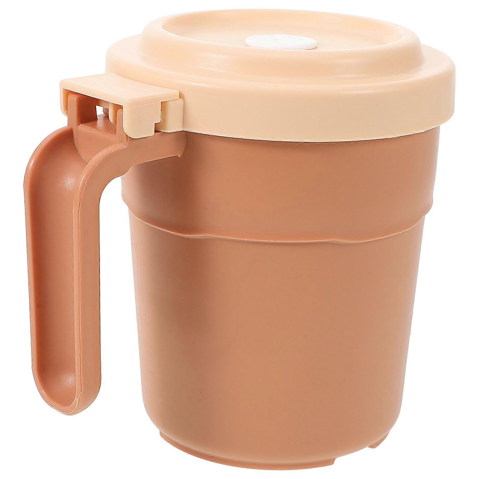 Coffee Mugs Lidded Coffee Cup For Leisure Time Material 1Pcs