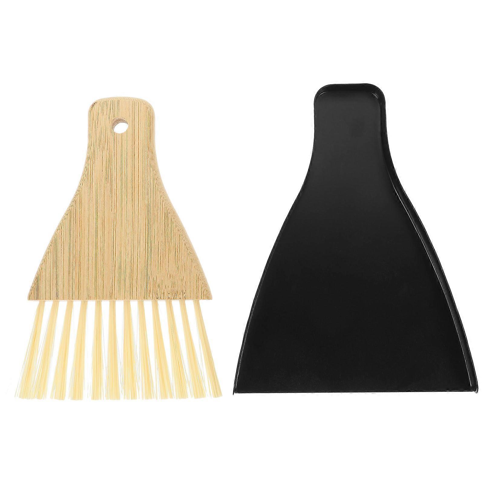 Table Dust Pan Brush Small Brush Dustpan Set Compact Design Adults 1Set