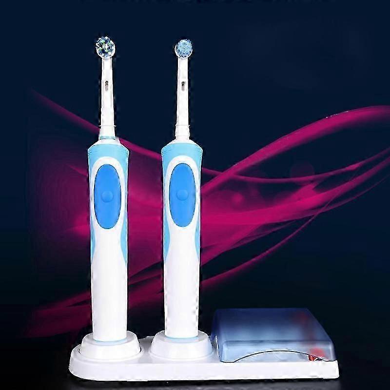 Electric Toothbrush Head Dust-Proof Small Base Support Bacteria-Proof Round