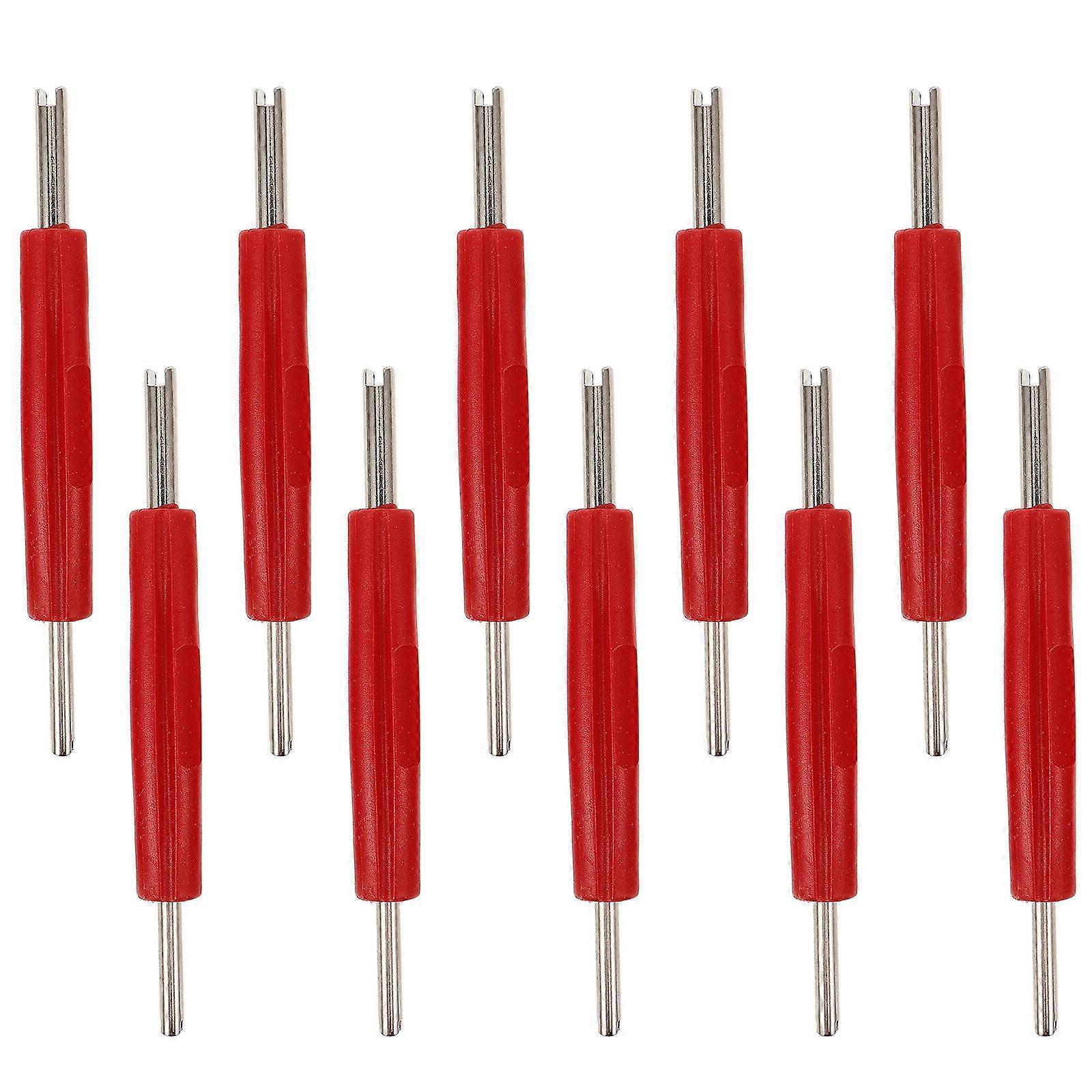 10 Piece Head Valve Core Remover Tool Set for Automotive and HVAC Systems – Durable, User Friendly Tire Core Removal for Quick Repairs and Maintenance