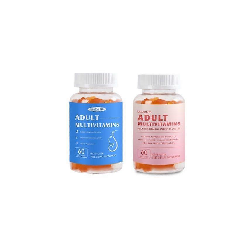 UtaZenith Multivitamin Gummy Bears, containing vitamin D3, combination pack