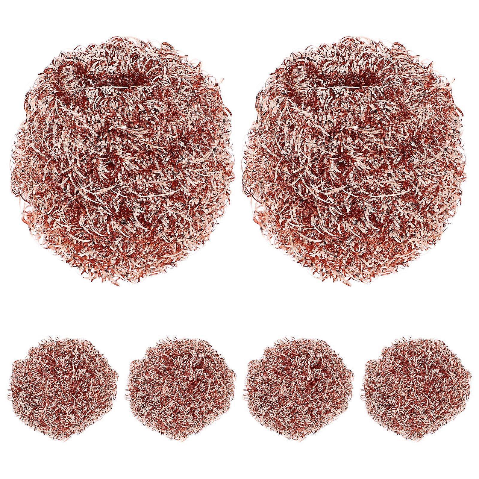 Solder Tips Soldering Tip Cleaner For Circuit Board Soldering Copper Material Cleaning 6Pcs