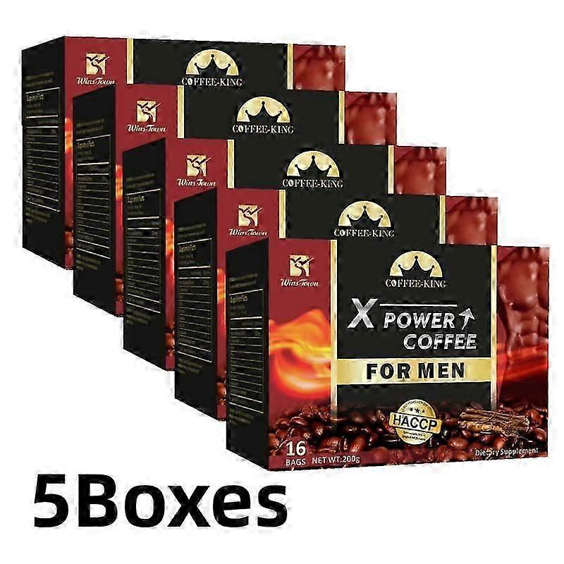 80pcs X Power Café para hombres, Maca todo natural