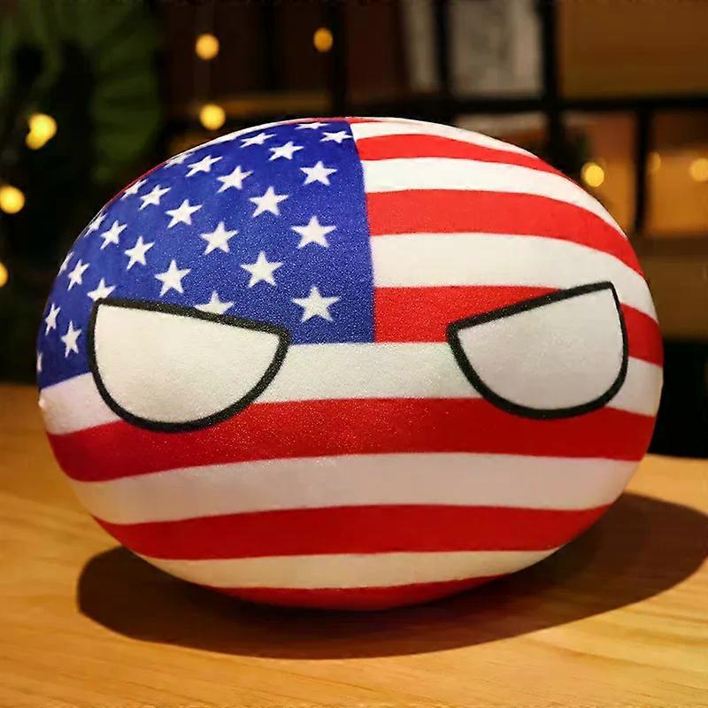 A10-40cm Polandball Βελούδινα παιχνίδια Countryball ΕΣΣΔ ΗΠΑ ΓΑΛΛΊΑ ΡΩΣΊΑ ΗΝΩΜΈΝΟ ΒΑΣΊΛΕΙΟ ΙΑΠΩΝΊΑ ΓΕΡΜΑΝΊΑ CANANDA ΙΤΑΛΊΑ Κούκλα Kawaii μαξιλάρι χαριτωμένο δώρο αγόρι