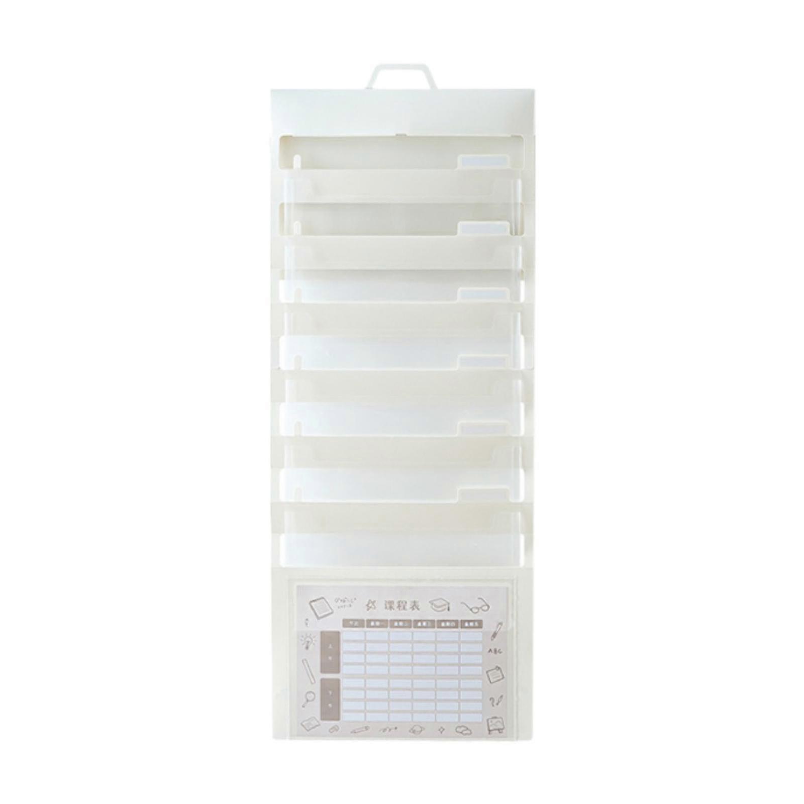 Hanging Wall File Organizer,Multi Layer Storage Organizer for Office Classroom