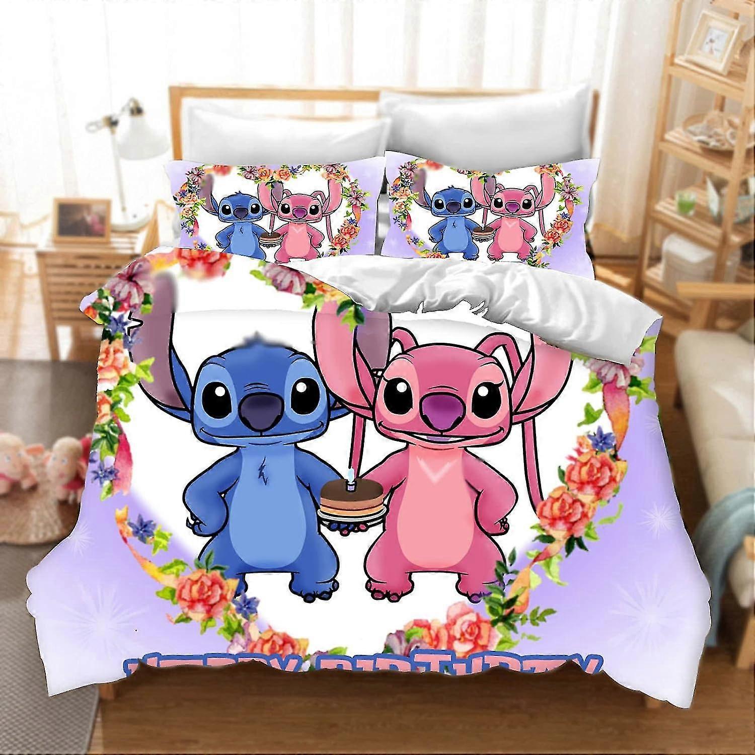 Set copripiumino per bambini 3D Cartoon con federe, adatto per il