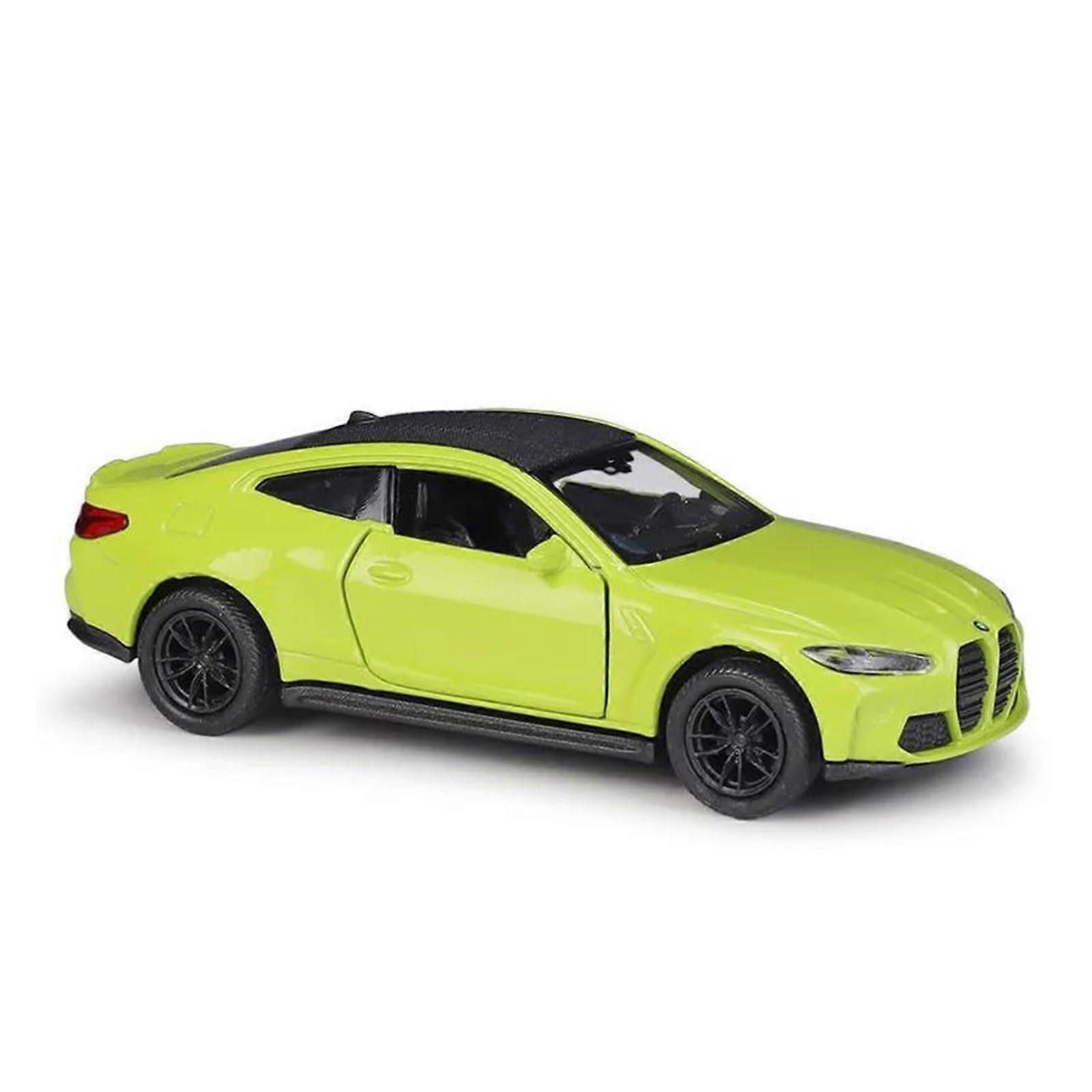M4 Sport Car Model Kit 1:36 Scale Die-Cast Alloy Pull-Back Doors Collectible Decoration for Home Decor