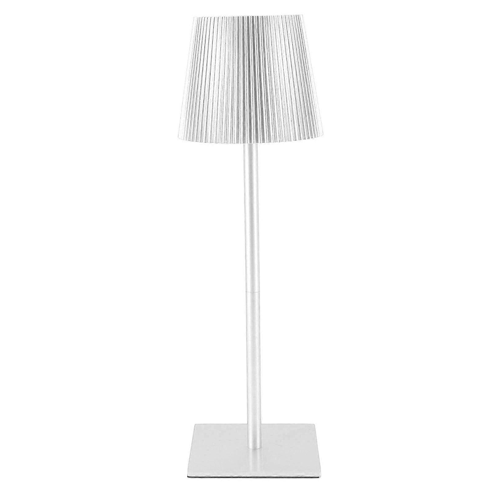 LED Cable Reading Table Lamp, Battery Operated, 3 Color Options, Stepless Dimming, 3600 mAh, Lightweight for Bedroom and Restaurant Use