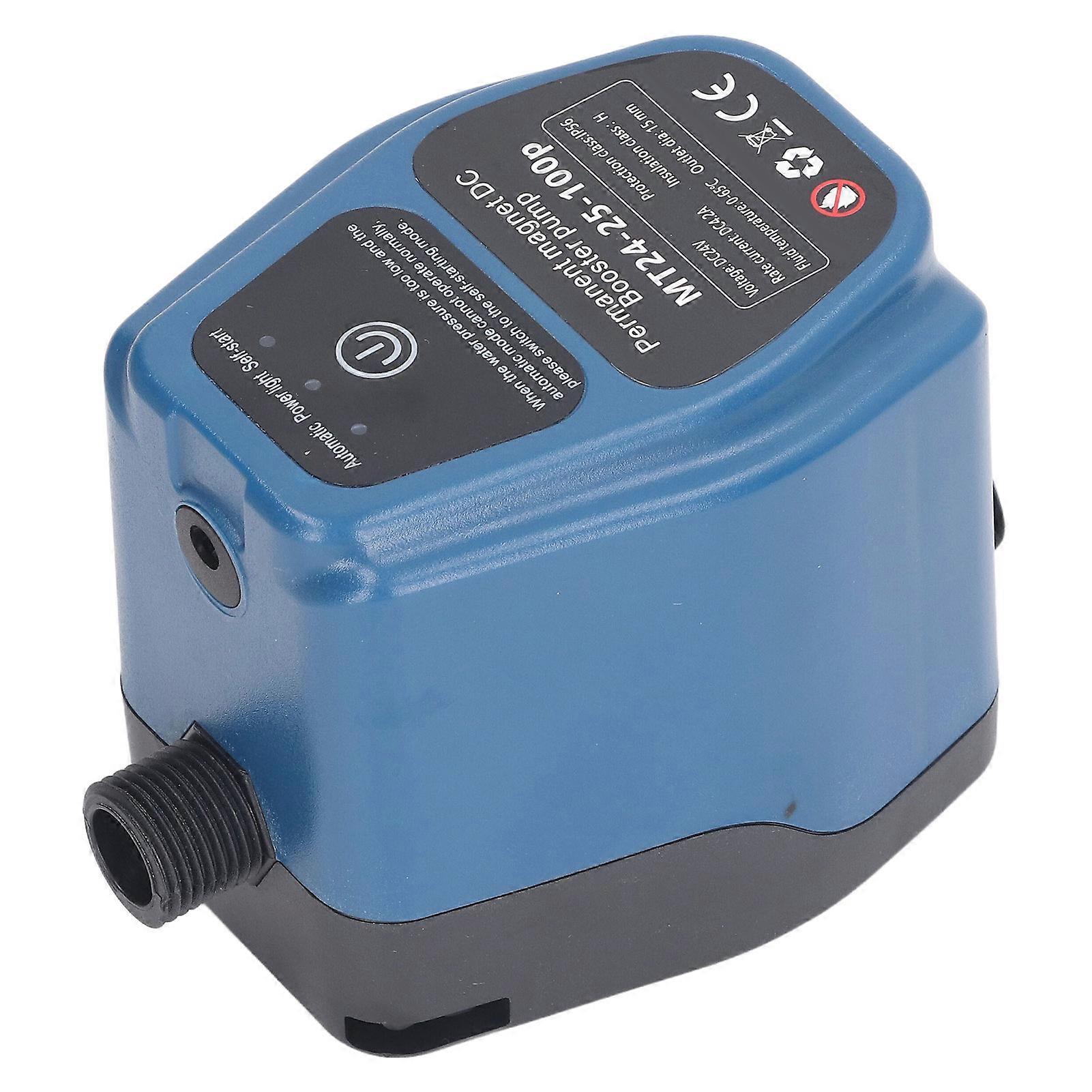 Wasserdruckerhöhungspumpe 100W 24V 25L IP56 Intelligente Sensorik Automatische Duscherhöhungspumpe 100-240V EU-Stecker 