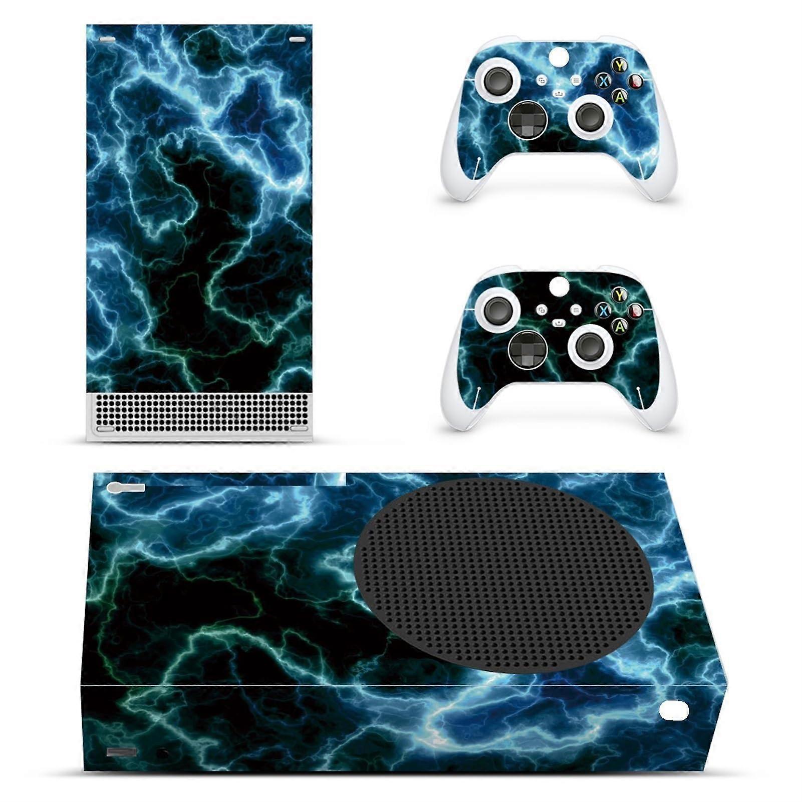 Protective vinyl skin stickers cover for Xbox Series S console cases wrap stickers with two  wireless controller stickers (57044) decal