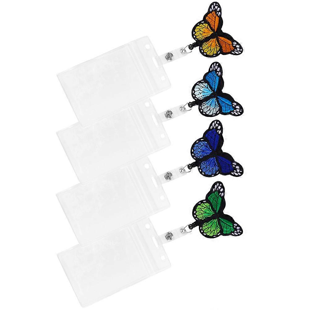 Nurse Name Tag Holder Id Card Holders Organizing Work Badge For Nurse Doctor Hospital Use 6.7×3.1×1.2in 4Pcs