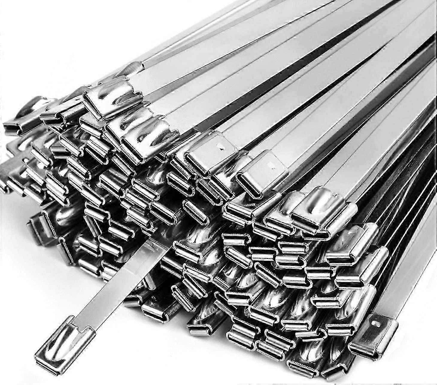 Durable 304 Stainless Steel Zip Ties for Secure Cable Management