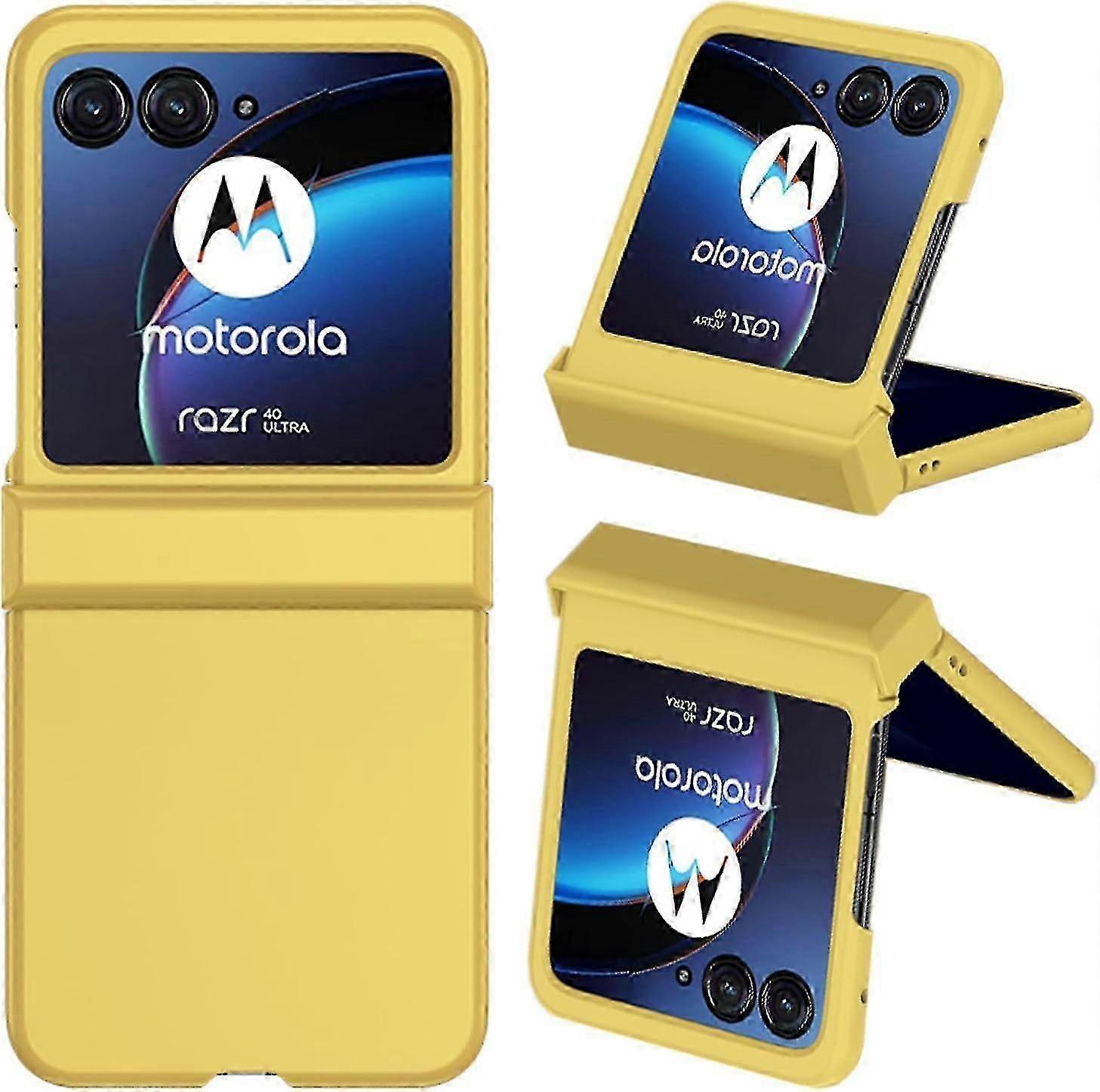 Compatible Flip Case for Motorola Razr 40 Ultra Case with Hinge Protector, for Motorola Razr 40 Ultra Hard PC Thin Shockproof Case