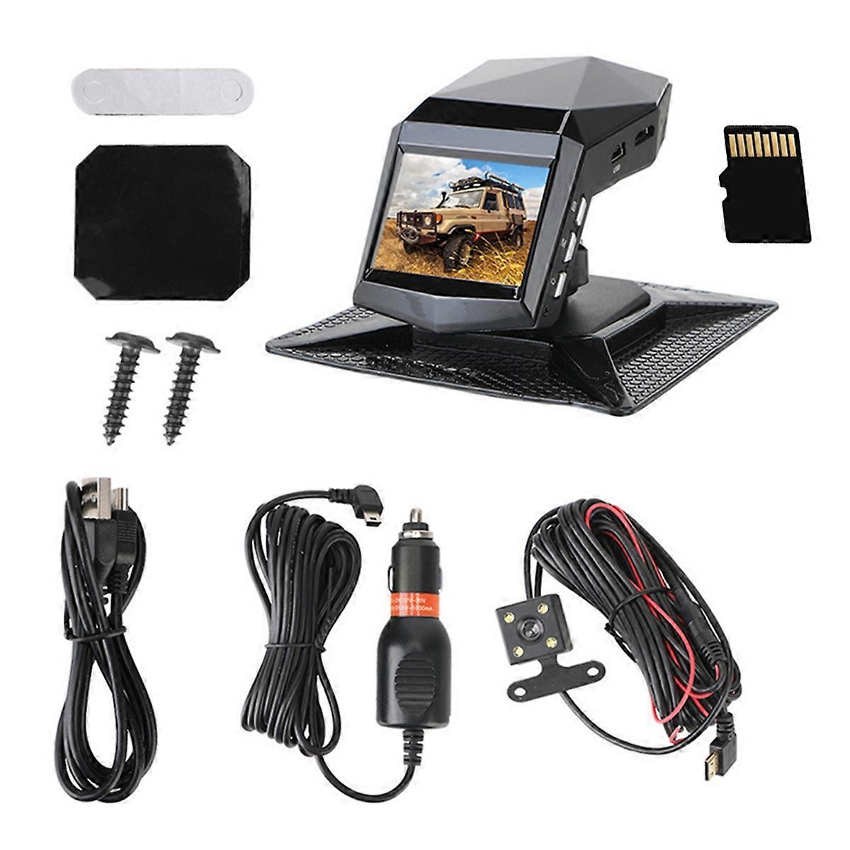 1080P HD Dash Cam Car Video Driving Recorder with Center Console
