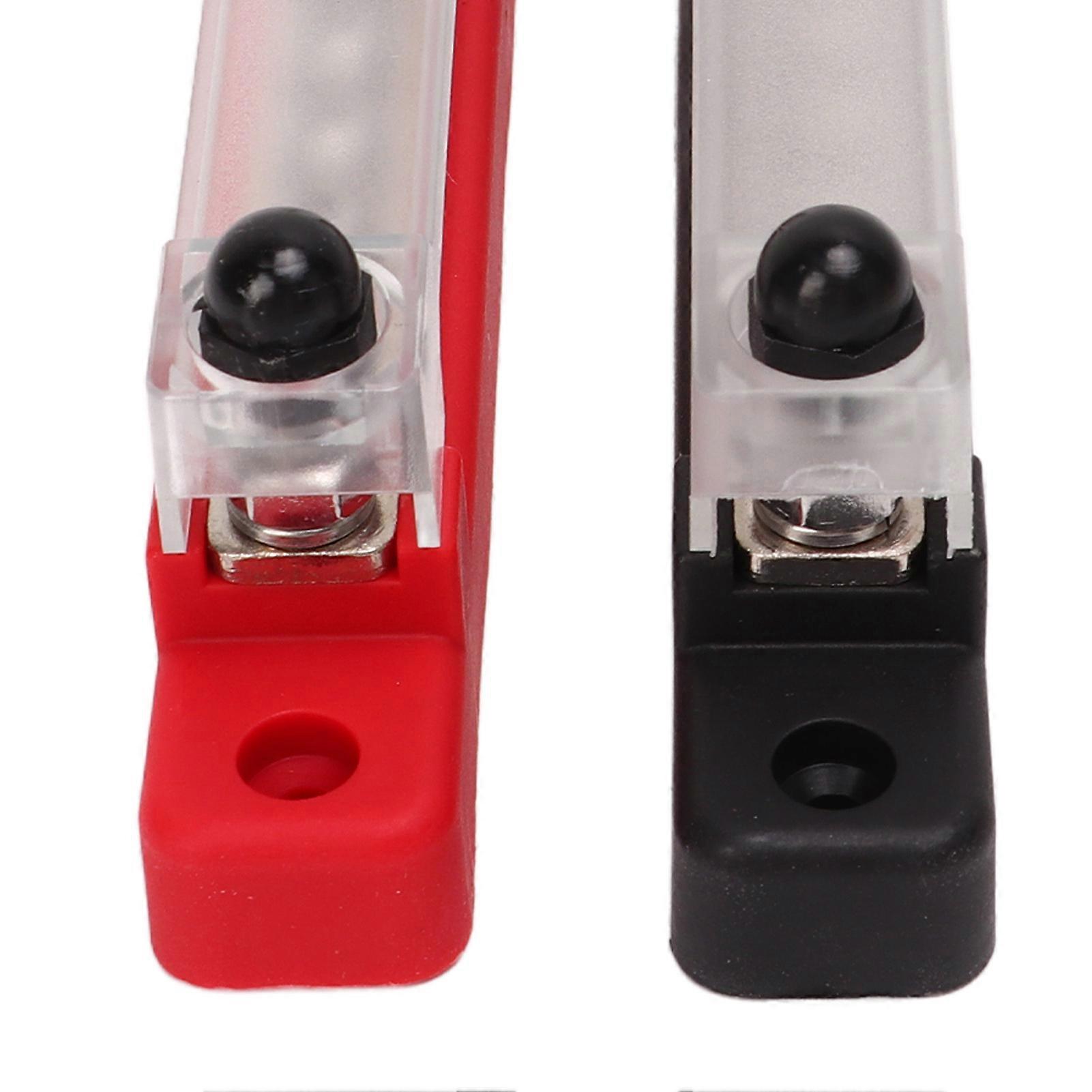 2pcs 12 Terminal Bus Bar 48V 150A Low Resistance Good Conductivity Power Distribution Block