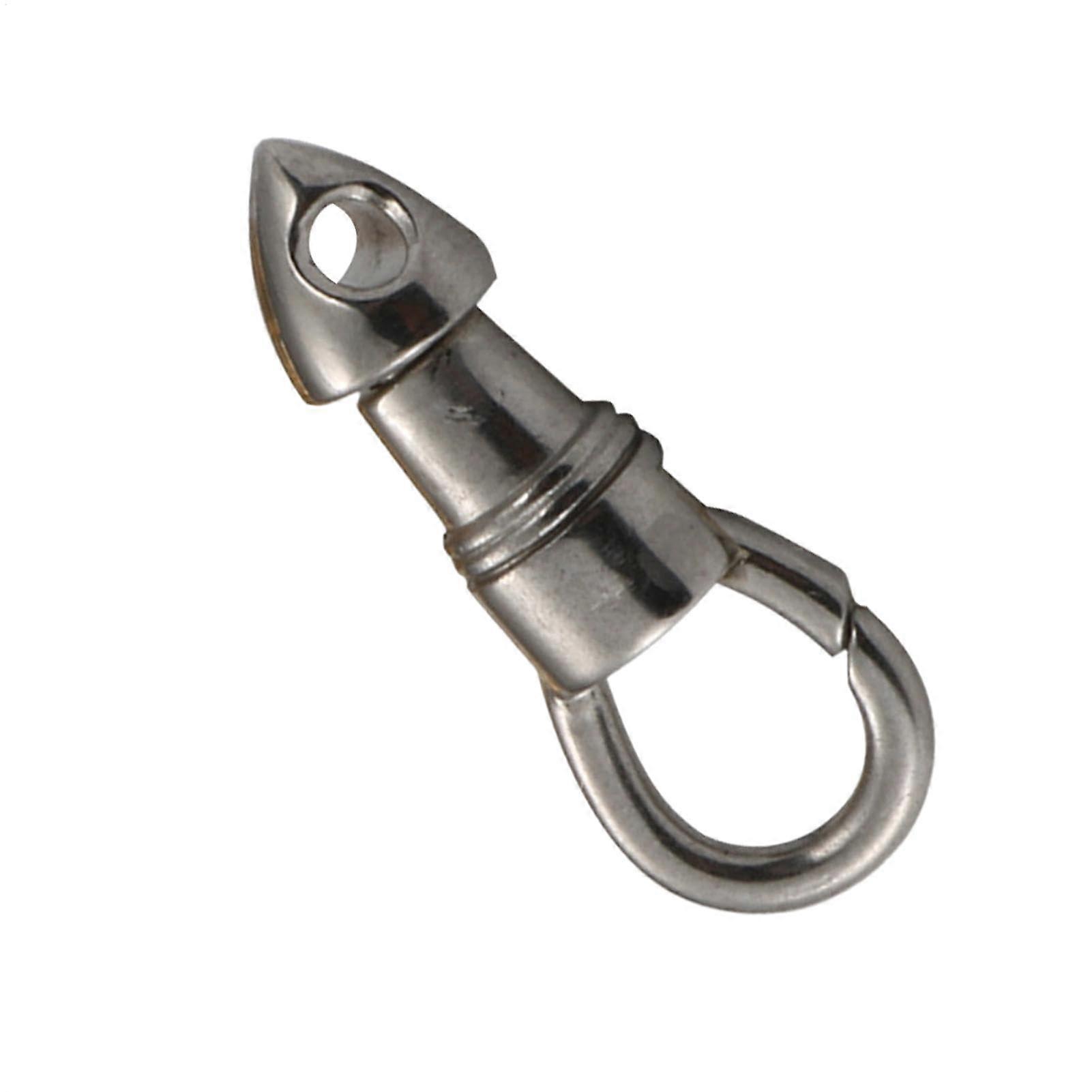 Rotatable clip, twist lock, pendant closure, necklace, small stainless steel spring clasps