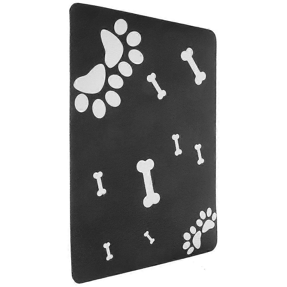Bowl Pad Dog Bowl Mat Non-Skid Diatomite Material Rectangular Shape For Pet Owners 50.00X30.00X0.40CM 1Set