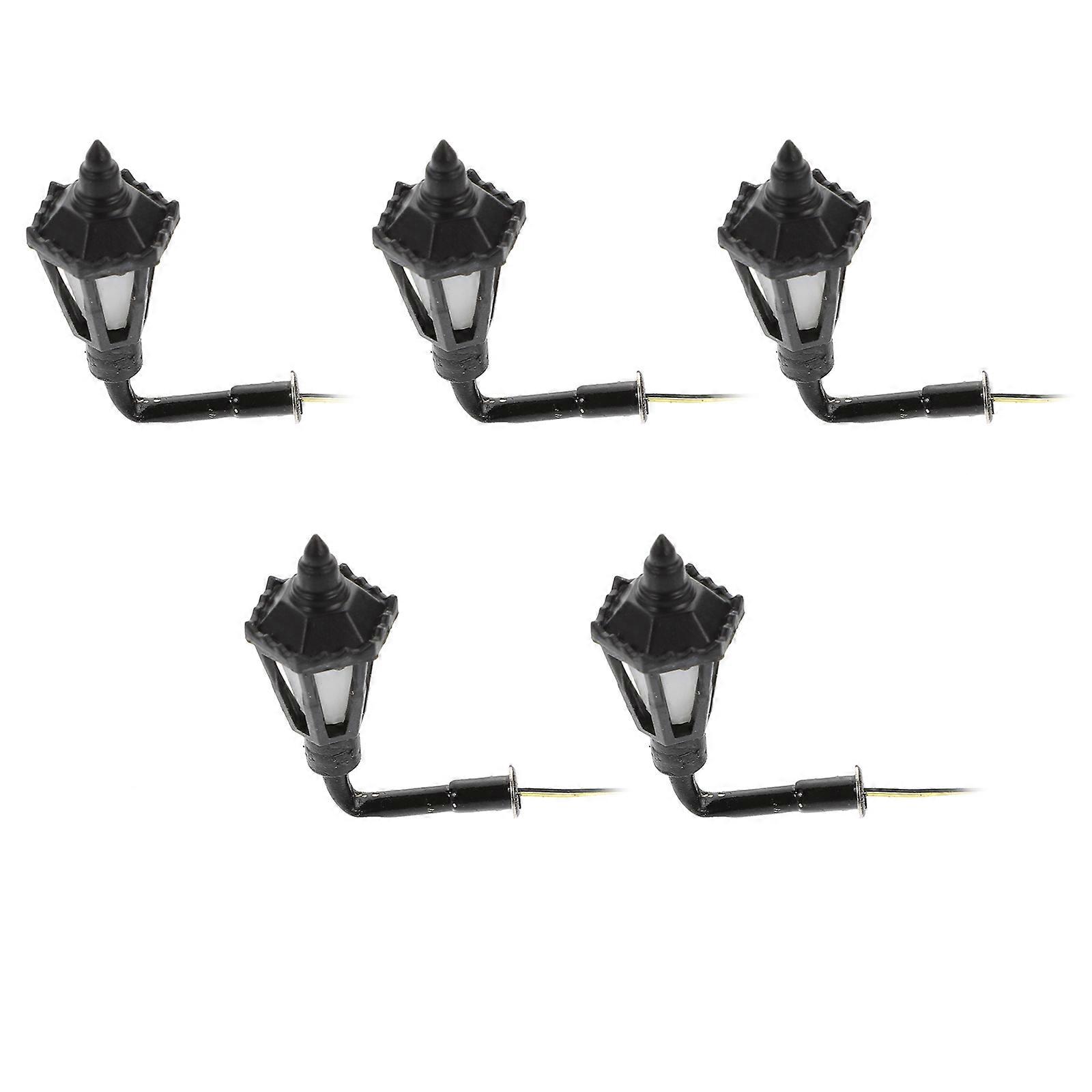 Mini Dollhouse Lamp Diy Model Lights For Coffee Table Model Makers 5Pcs