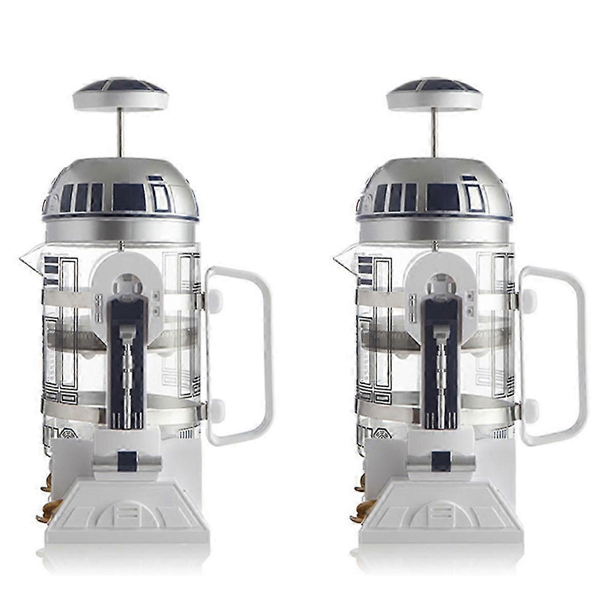 Mocha Hand-cranked Coffee Machine Robot Star French Maker