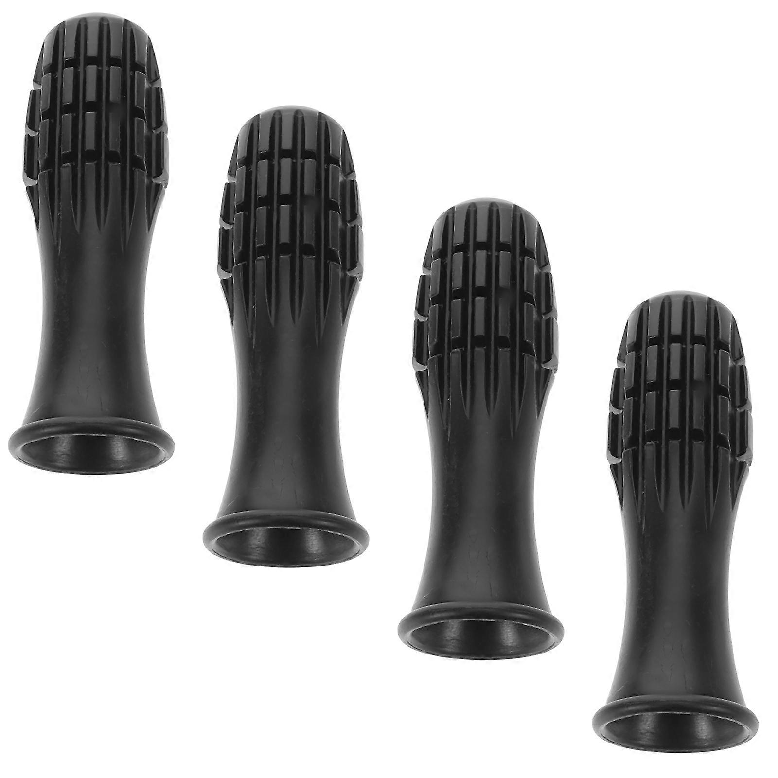 Foosball Table Parts Plastic Foosball Handles for Replacement 4Pcs Grip