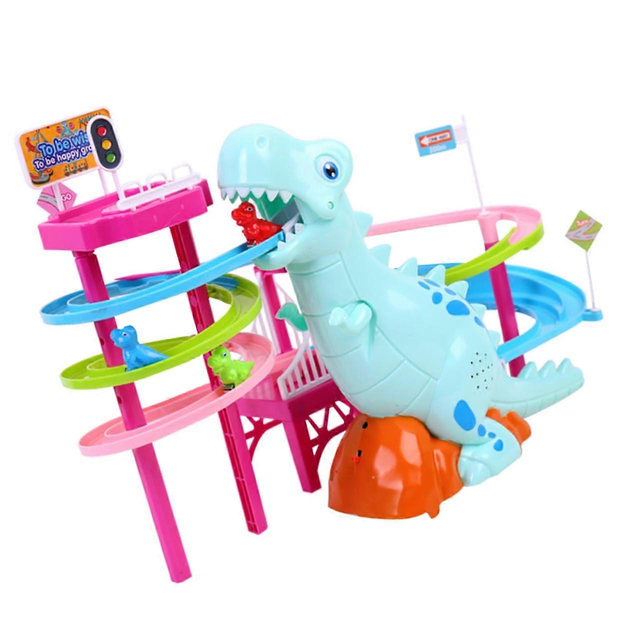 1PCS Small Dinosaur Climbing Toy With Music Stair Toy For Creativity And Imagination Safe And Durable