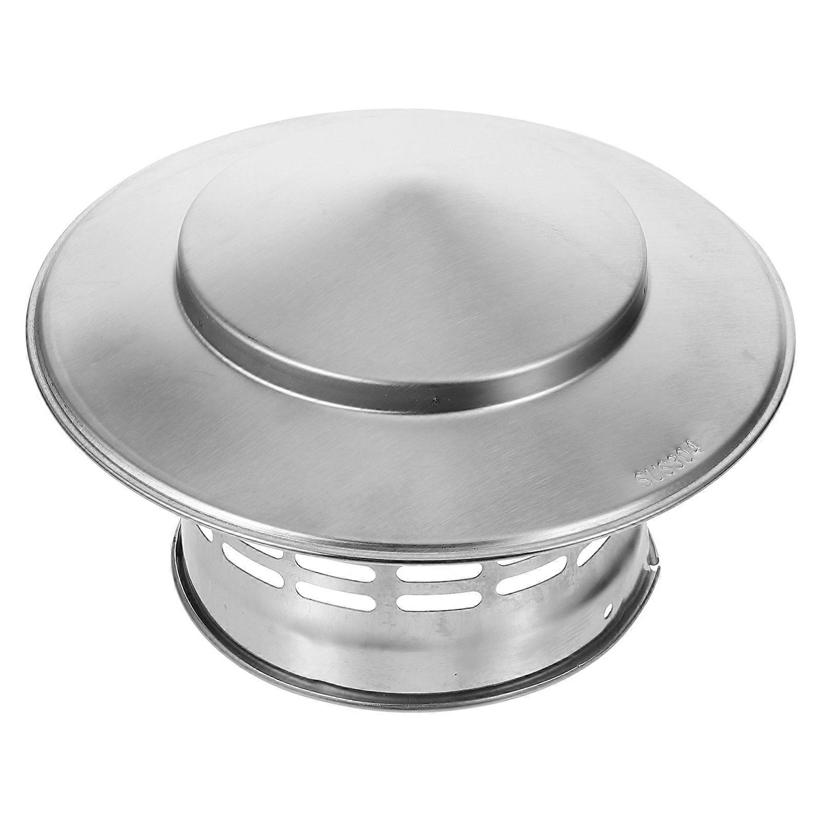 Stainless Steel Chimney Rain Cap – Durable Umbrella Shape Flue Cover to Prevent Rainwater and Bird Entry for Fireplace Systems