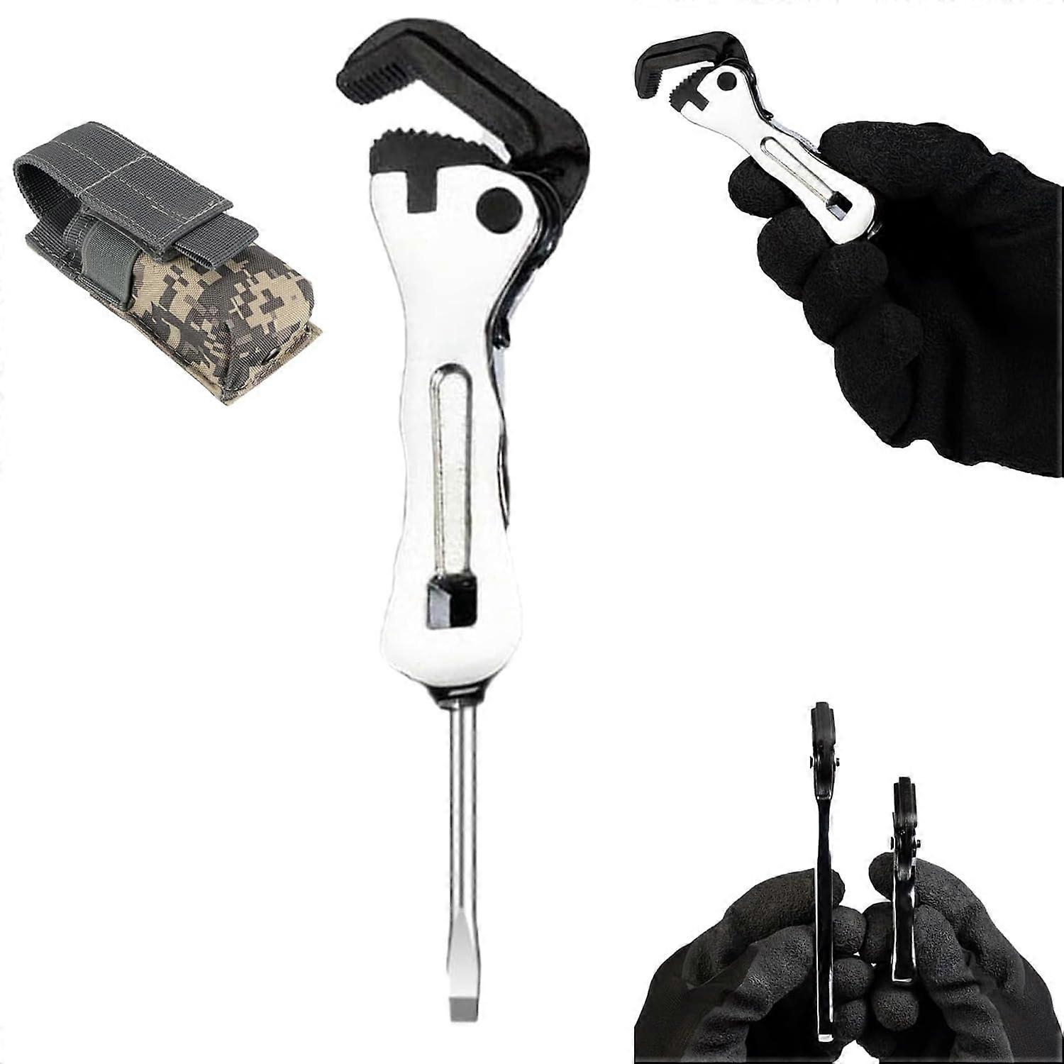 Micro Stubby, Micro Stubby Wrench, Micro SelfAdjusting Wrench, Micro Stubby Vise Wrench, Portable Multifunction Wrench, Universal Size, 1