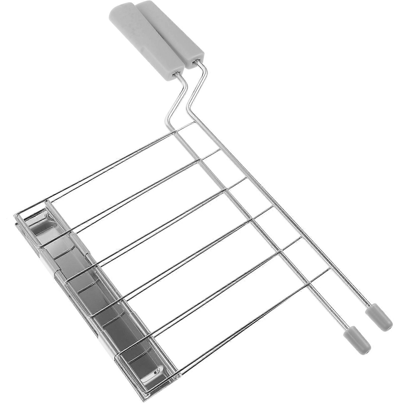 Stainless Steel Breakfast Maker Rack for Toast Machines, Easy Clean Scald Design, Ideal for Toast Lovers and Gift Giving