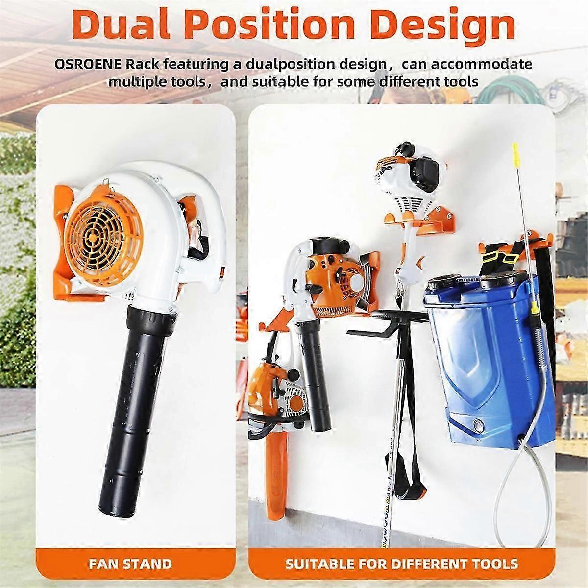 Handheld Leaf Blower Hanger, 1Pack Blower Rack for Garage Wall,