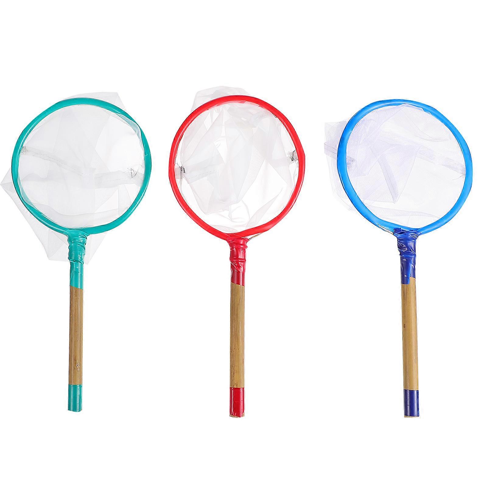 3pcs Portable Fishing Net Mesh Aquarium Separator for Shrimp Fish Tanks Pools Fountains Durable Handle Design