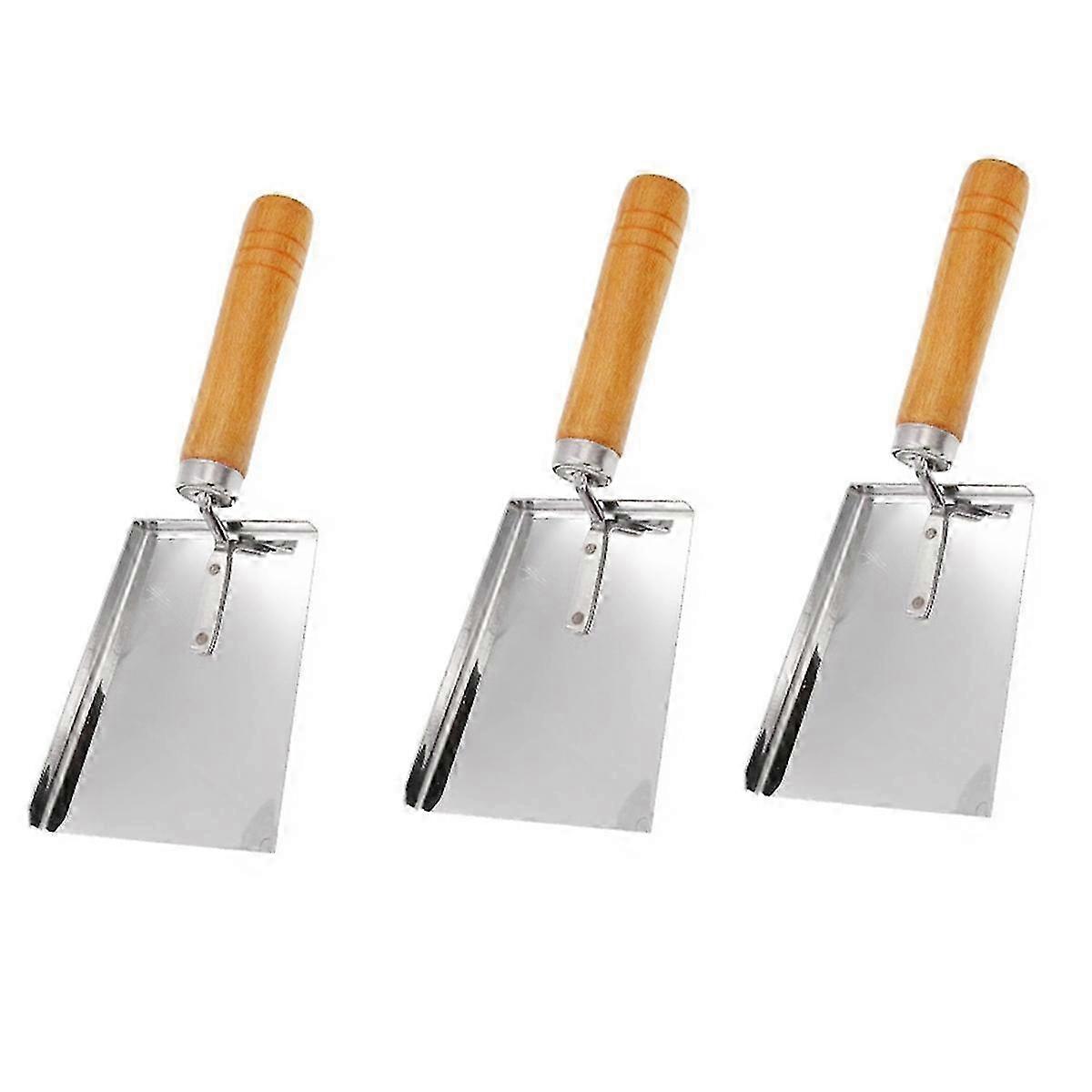 כלי ניקוי דבש לגידול דבורים - מחזיק יד מעץ לטיפול קל ותחזוקת כוורת