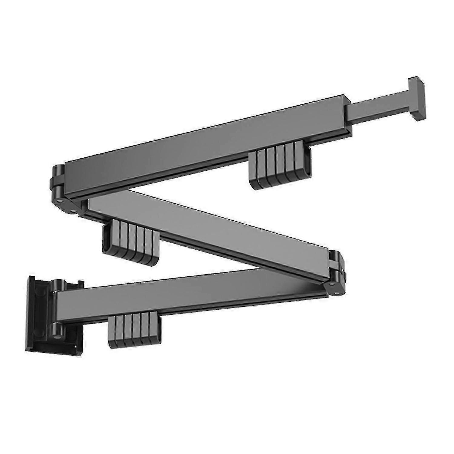 Indoor Outdoor Space Saving Wall Mounted Clothes Drying Rack Folding Aluminum 360 Degree Rotation Re