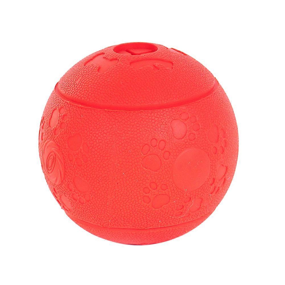 Puppy Chew Toys Dog Teeth Cleaning Toy Pet Chewing Prevent Destructive Behavior S Red Rubber 1Pack