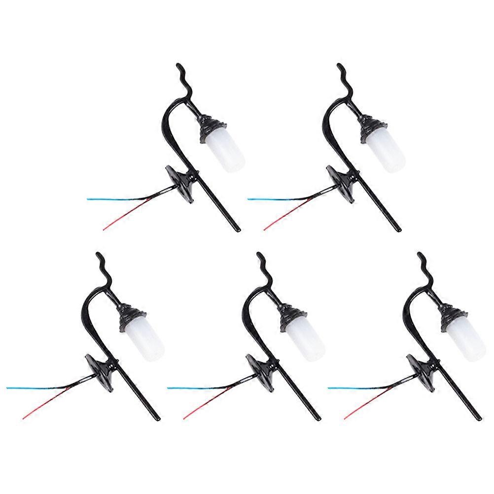 Mini House Wall Lamp Models for Home Use Decorative Black Scene Lights 5pcs Small Size