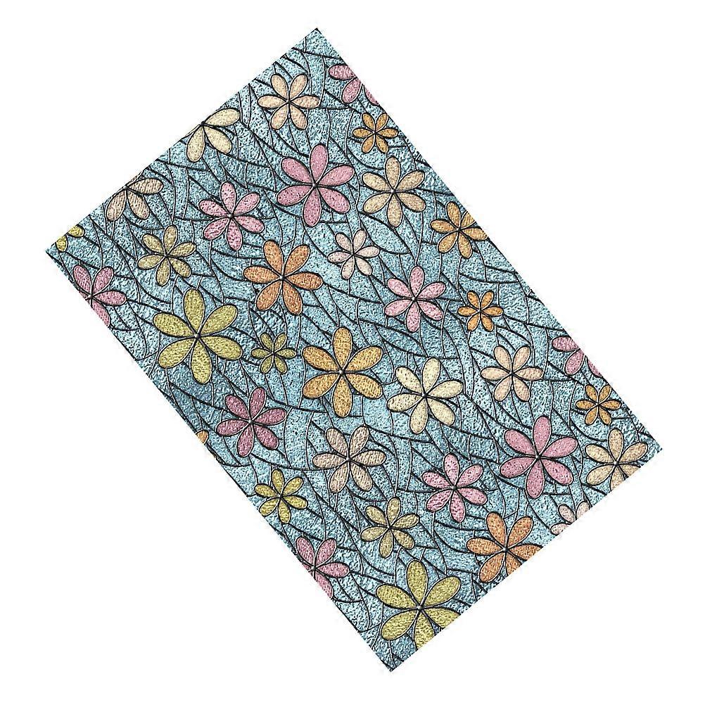 Bathroom Window Shade Glass Surface Bathroom 90x58CM Multi-Color PVC Material Privacy Protection Waterproof Scratch Resistant 1Pcs