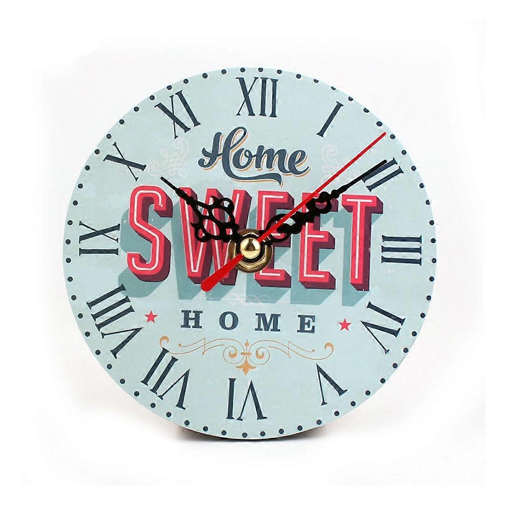 壁用レトロ壁時計大数時計ラウンドフレームレスデザイン時間 12.00X12.00X1.00CM ブラック 1個