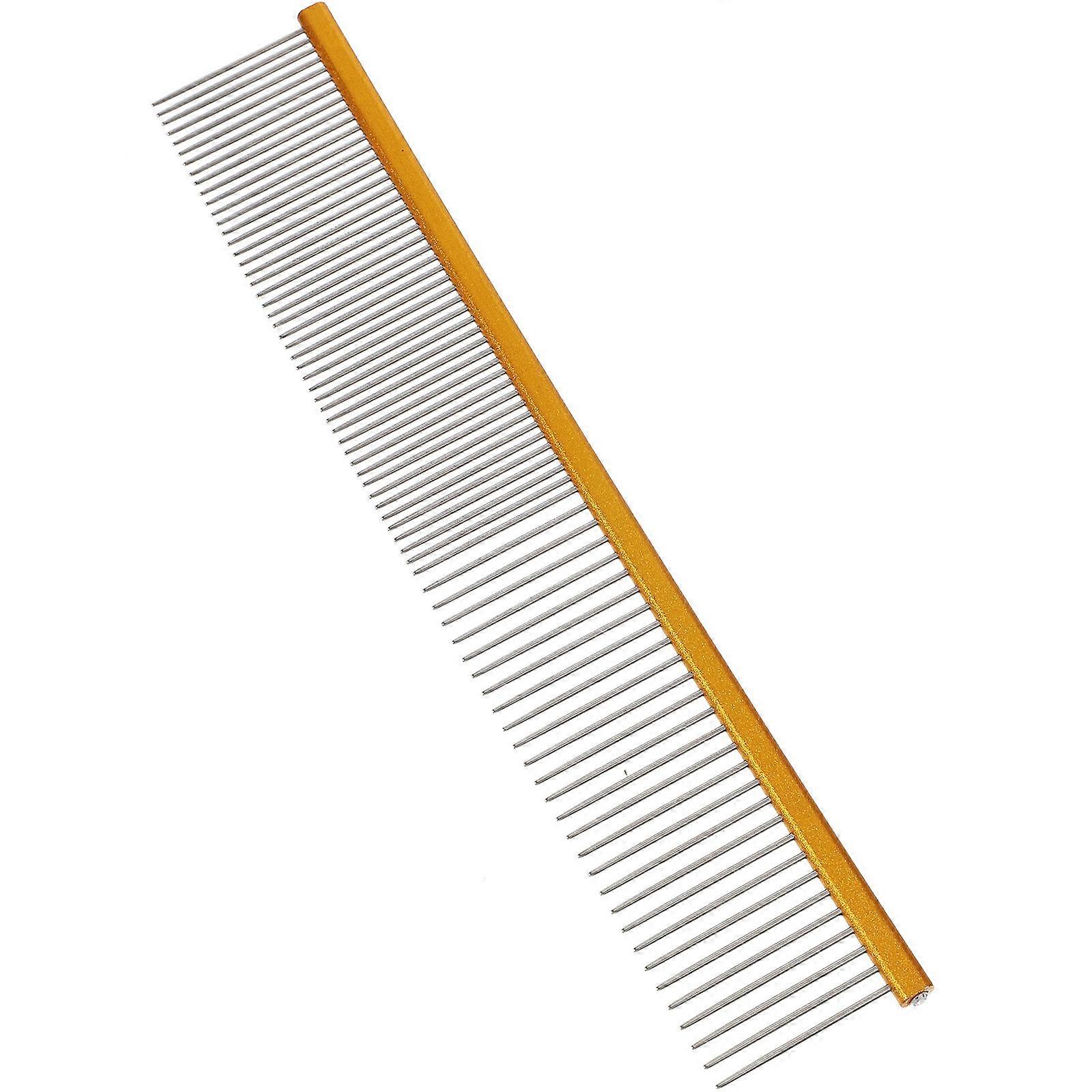 Grooming Comb For Dogs Stainless Steel Comb Flea Removal Daily Use 1Pcs
