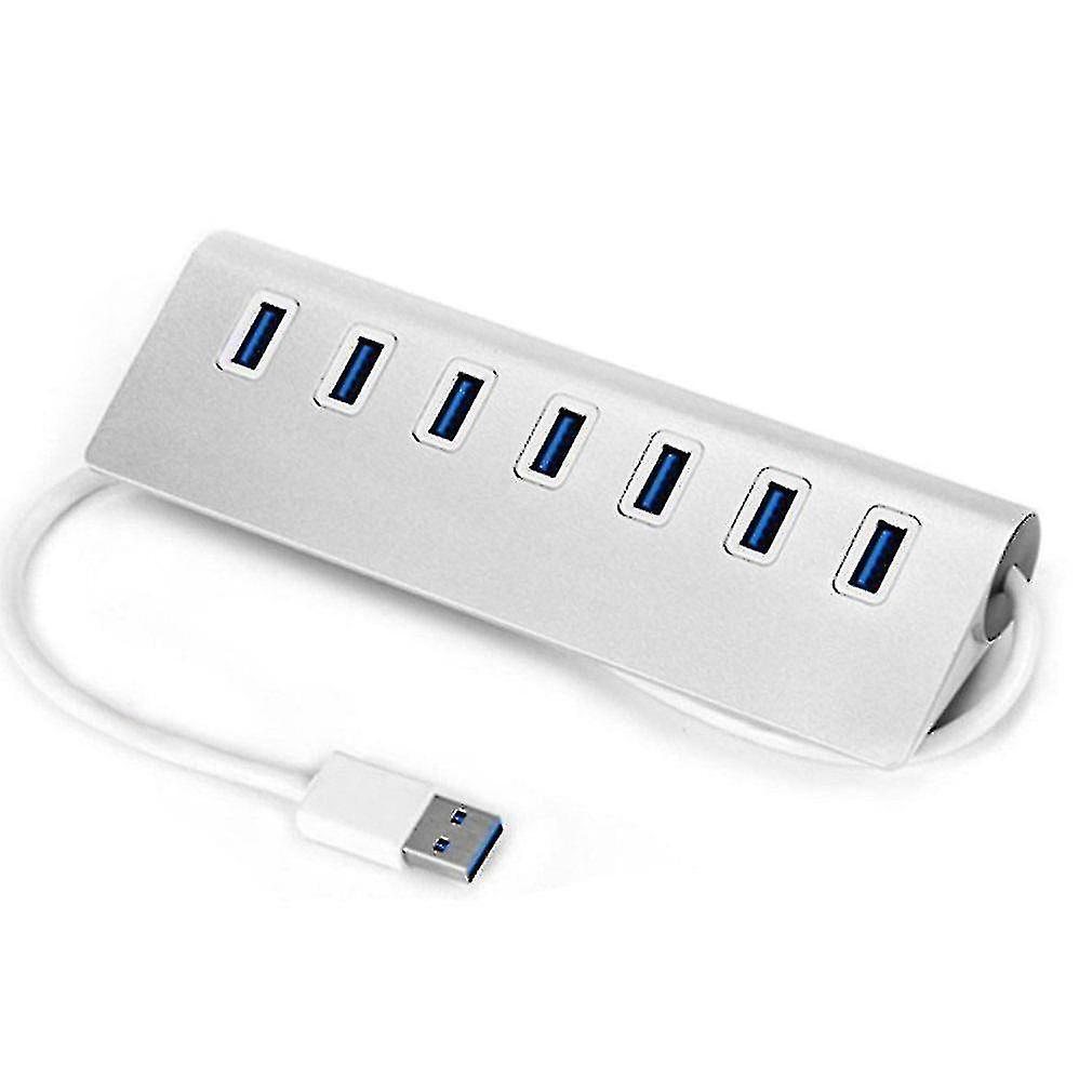 7 Port Usb 3.0 Hub Portable Aluminum Charging