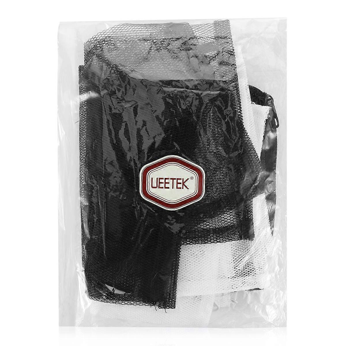 Pond Filter Mesh Bag Ueetek Zipper Nylon Aquarium Garden Pond White and Black 15x20cm Water Filtration Reusable Purpose 10Pcs