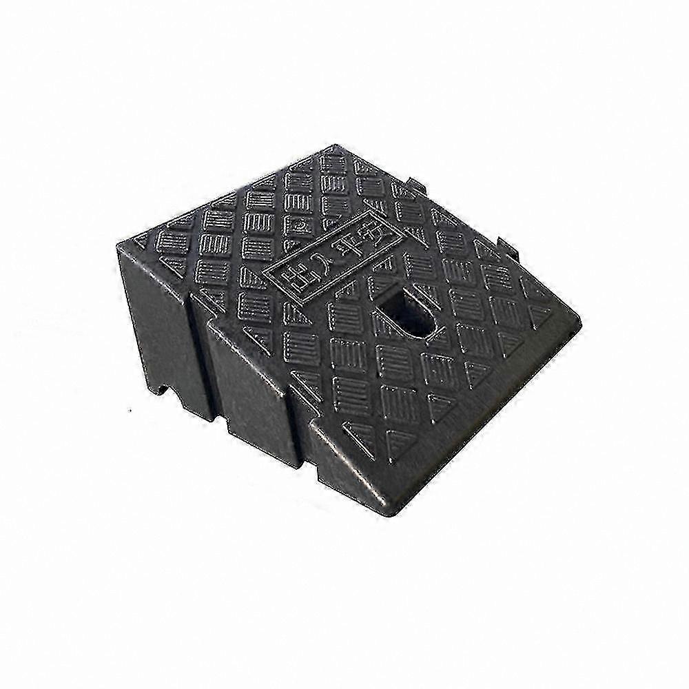 Durable Plastic Curb Ramp for Vehicles, Wheelchairs, and Bikes - Smooth Driveway Transition Solution